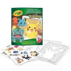 Crayola: Barve & Nalepke - Pokémon delovni zvezek