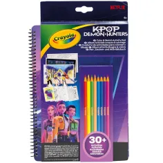 Crayola: Barvaj in skiciraj - K-Pop Demon Hunters kreativni risarski in barvni set