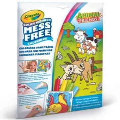 Crayola: Color Wonder Živali na kmetiji brezmadežno pobarvanka slika 1