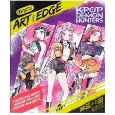 Crayola: Umetnost z robom - K-Pop Demon Hunterji barvanka in plakat slika 1