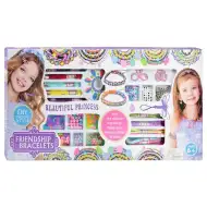 Creative StringBeads: Set biserov za izdelavo nakita 200+ pisane črke in oblike s perlami in nitmi