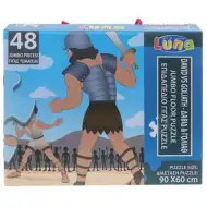 David in Goljat 48-delna talna sestavljanka 60x90cm