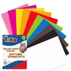 Dekorativni kartonski papir v 10 barvah 35x25cm slika 3