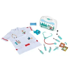 Deluxe set zobozdravniške zdravniške torbe z morskim psom slika 2