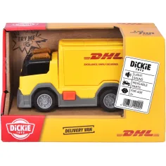 DHL dostavni tovornjak z svetlobnimi in zvočnimi učinki 15 cm - Dickie Toys