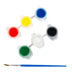 Dino Paint Set: Barvna figura dinozavra za barvanje s 9 barvami in čopičem slika 3