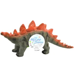 Dino World: Figurica dinozavra Stegozavra iz vinila z zvokom in bombažnim polnilom 35cm