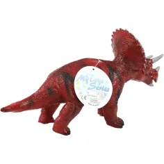 Dino World: Figurica dinozavra Triceratopa iz vinila z zvokom in bombažnim polnilom 35cm slika 2