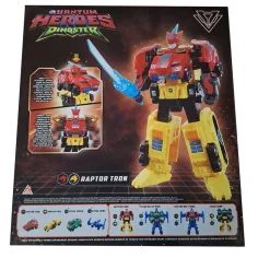 Dinoster Fusion Raptor Tron robotska figura slika 2