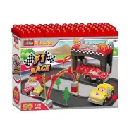 Dirkalna steza Formula 1 set z avtomobilčki Luna Blocks