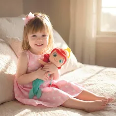 Disney Baby Ariel plišasta figura z grizalom 33cm - Clementoni slika 2