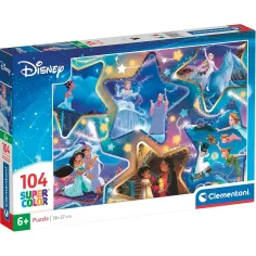 Disney Čarobni trenutki 104-delni Supercolor puzzle - Clementoni