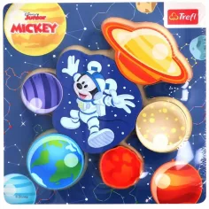 Disney Mickey miška v vesolju leseni sestavljanka - Trefl slika 1