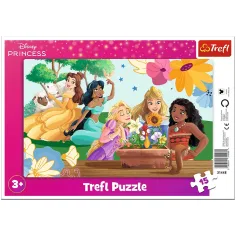 Disney Princeske 15-delni okvirni puzzle - Trefl