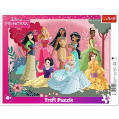 Disney Princeske 25-delni okvirni puzzle – Trefl