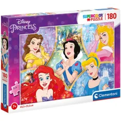 Disney princeske Supercolor 180-delni puzzle - Clementoni