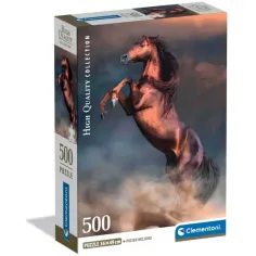 Divji rdeči žrebec HQC 500 delni puzzle - Clementoni