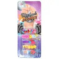 DIY Beads Jewelry: Set za izdelavo zapestnic z več kot 50 biseri v obliki školjk ali medaljonov