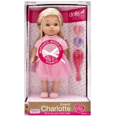 Dolls World: Slovensko govoreča Charlotte punčka, v roza obleki