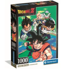 Dragon Ball Z Bojevalci na misiji 1000 delni kompaktni puzzle – Clementoni