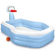 Družinski bazen s košarkarsko tablo 257x188x130cm