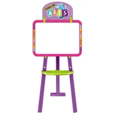 Dvostranska risalna tabla 3-v-1 v pink barvi 37x99cm slika 4