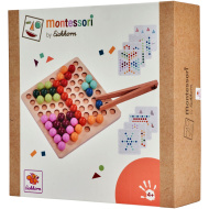Eichhorn: Montessori razvojna igra s kroglicami in ščipalkami