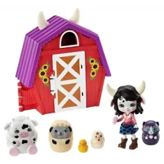 Enchantimals: Telis-Tele Kuckó kravafarma set - Mattel slika 2