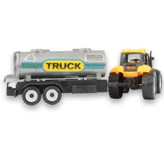 Engineering Truck: 2-delni set delovnih strojev s traktorji, s prikolico cisterno in sodom slika 4