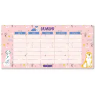 Enolistni dvostranski urnik Ars Una: Doggy Friends