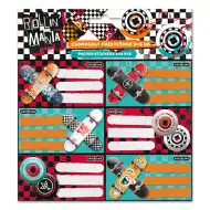 Etikete za zvezke pakirane po 3 x 6 kosov Ars Una: Rollin Mania rolke