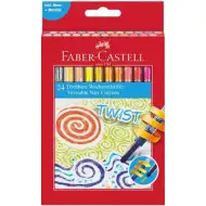 Faber-Castell: 24-delni komplet voščenk Twist