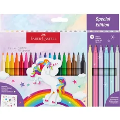 Faber-Castell: set flomasterjev s 24 kosi z enorogi