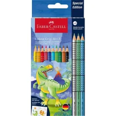 Faber-Castell: Set barvnih svinčnikov z dinozavri 10+3 kosov