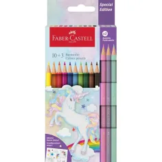 Faber-Castell: Grip Unikorn barvni svinčnik set 13 kosov v pastelnih barvah