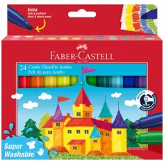 Faber-Castell Jumbo Flomaster Set – 24 delni „Grad” set