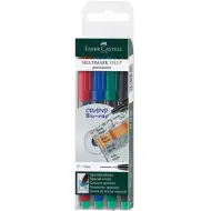 Faber-Castell: Multimark 4-delni komplet alkoholnih flomastrov 0,6mm