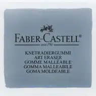 Faber-Castell: Plastelin radirka sive barve v plastični škatlici