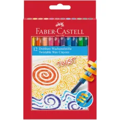 Faber-Castell: Set voščenih barvic Twist 12 kosov