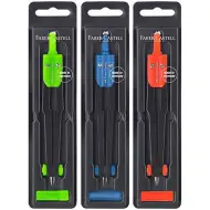 Faber-Castell: Šolsko malo šestilo v 3 barvah