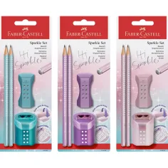 Faber-Castell: SPARKLE 4-delni set pisalnih potrebščin v več različicah 1-del