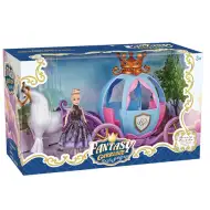 Fantasy Pravljična kočija s konjem in lutko