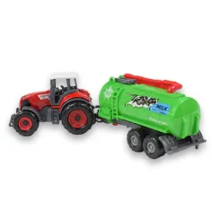 Farm Set: Kmetijski traktor s prikolico v štirih različicah 22 cm slika 2