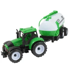 Farmer Truck: Tridelni kmetijski traktorski set s prikolico 28 cm slika 5