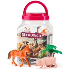 Faunica: Igrača set živali na farmi v vedru - Woodyland