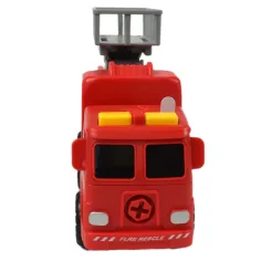 Fire Engine: Razstaljivo gasilsko vozilo z dvižno platformo, z orodjem in zvoki 20 cm slika 5