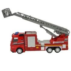 Fire Rescue: Gasilski kamion na vztrajnik, z lučmi in zvoki, v več različicah 19 cm 1 kos slika 5