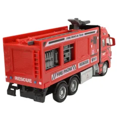Fire Truck: Gasilski avtomobil žerjav na vztrajnik s svetlobnimi in zvočnimi učinki 20 cm slika 4