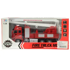 Fire Truck: Gasilski avtomobil žerjav na vztrajnik s svetlobnimi in zvočnimi učinki 20 cm slika 6