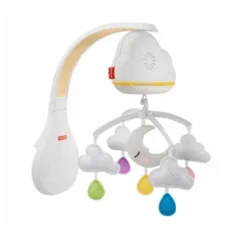 Fisher-Price: Pomirjujoči Oblaki 2 v 1 zvočni in svetlobni vrtiljak za posteljico - Mattel slika 2